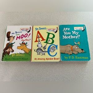 3 Dr Seuss board books